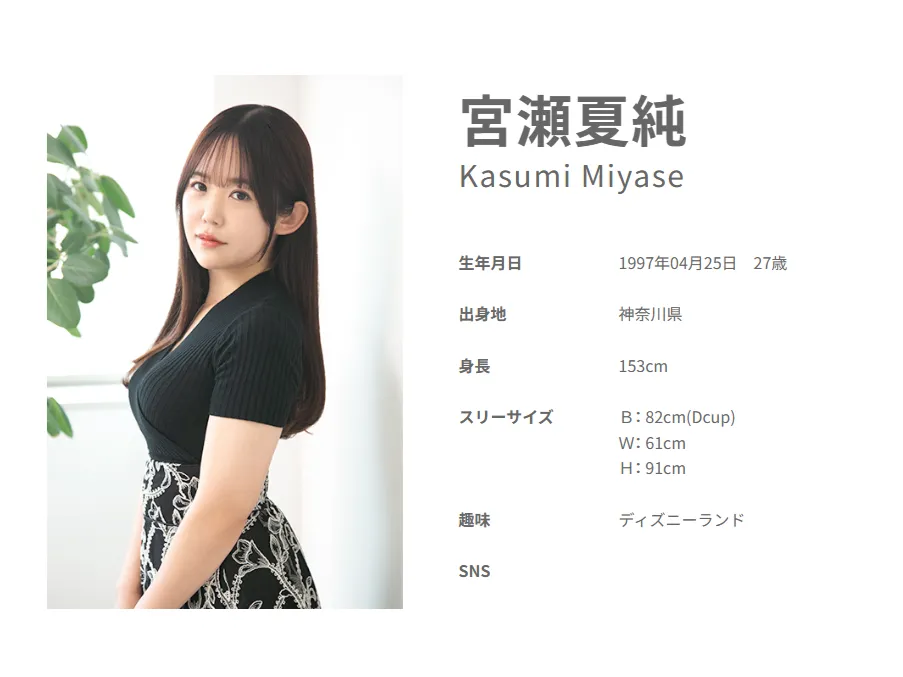 日剧童星下海拍片!12月新人AV女优宫濑夏纯,事务所官网洩真实年龄